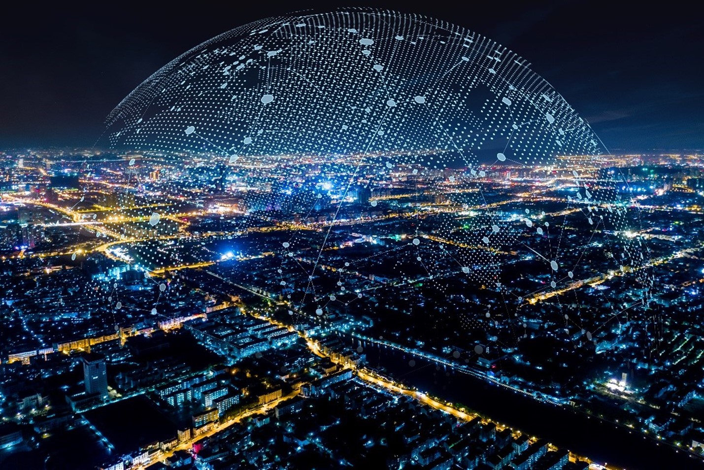 Why enterprises can’t afford to ignore cloud optimisation as illustrated in this image of an interconnected city