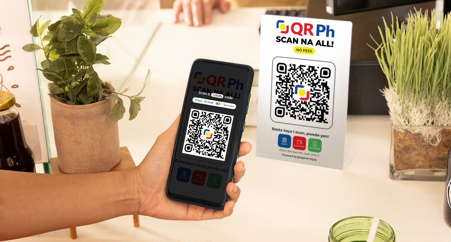 A mobile phone and a QR code as Maya launches "Paleng Kita"
