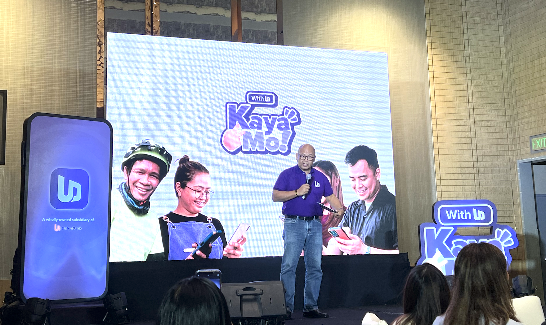 Danilo “Bong” Mojica II, PhD, President & CEO of UnionDigital Bank, unveils the Kaya Mo Movement, highlighting UD’s commitment to inclusive digital banking and uplifting underserved communities.