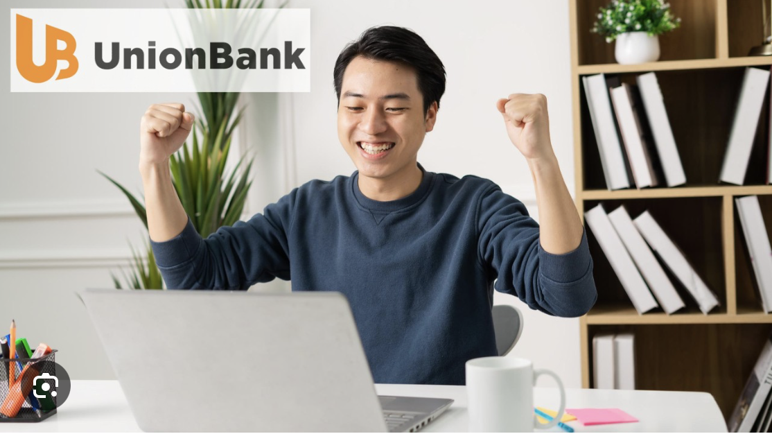 UnionBank's new digital personal loan has made financing easier as this euphoric male raising his fists seem to show