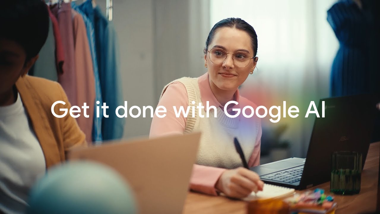Photo of a girl taking notes during a meeting as Google launches AI-powered marketing tools on Search and YouTube