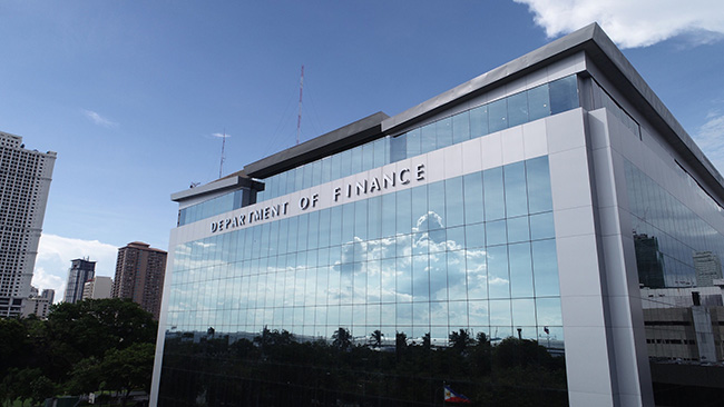 Facade shot of the DOF office, which issued a clarificatory statement about RA 12214 (CMEPA)