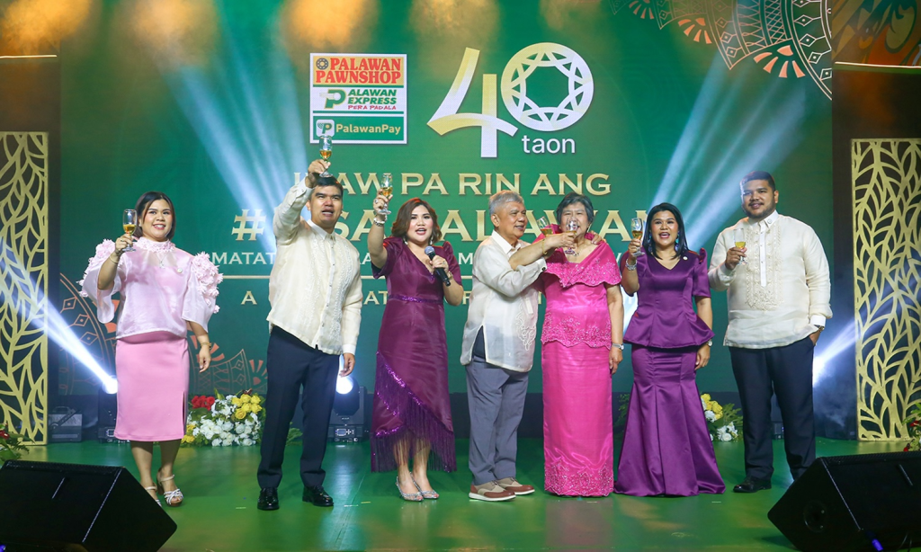 Palawan Group of Companies executives raise a toast to 40 years of shared success, trust, and service excellence