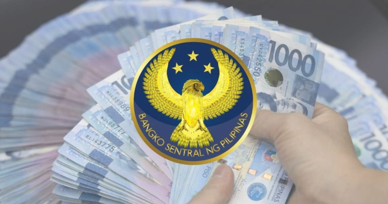 BSP logo and P1,000 peso bills