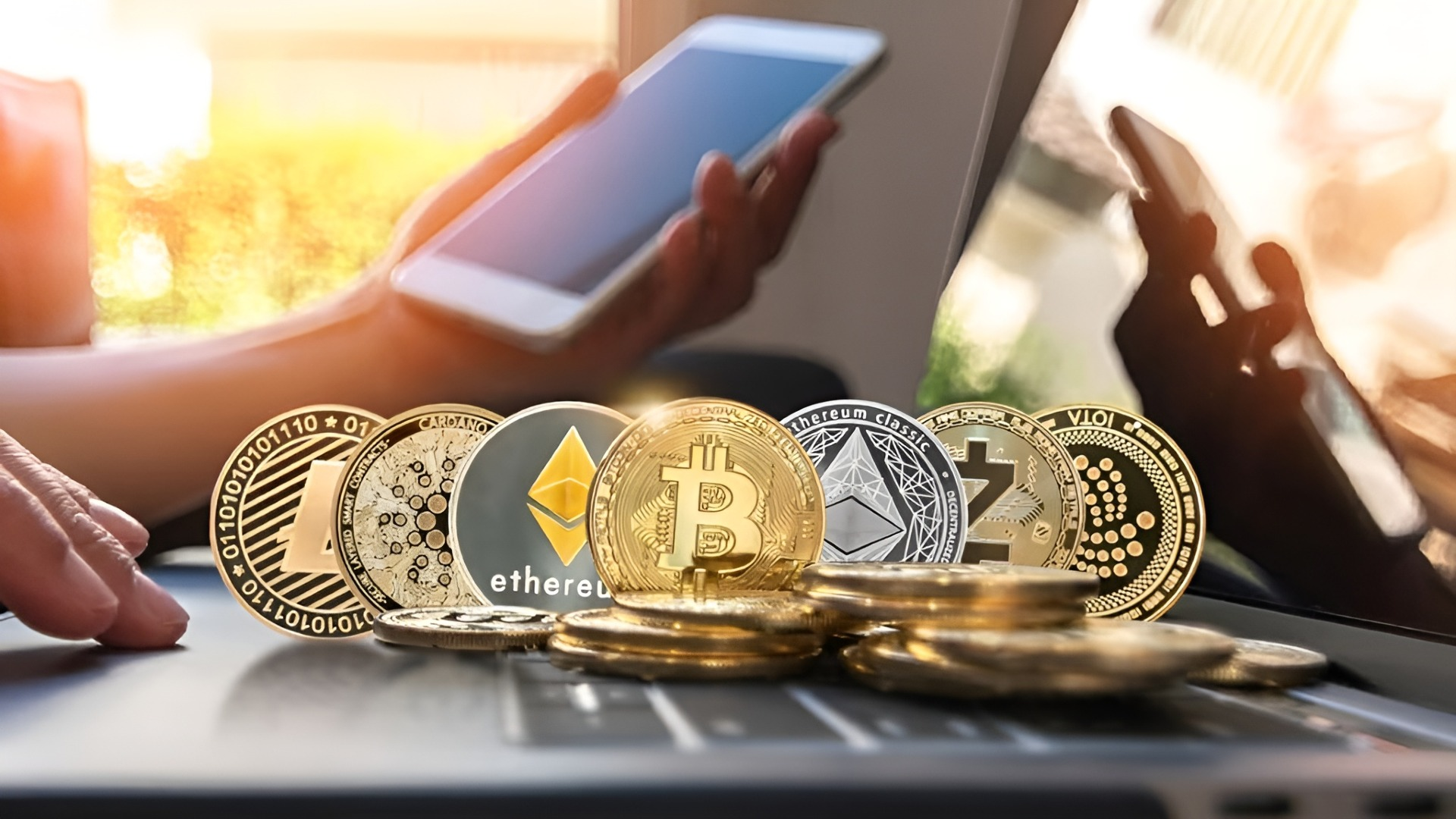 The BSP is taking a firm stance on the country’s burgeoning crypto market as illustrated in this generic stock image visually representing cryptocurrency and virtual assets on top of a laptop