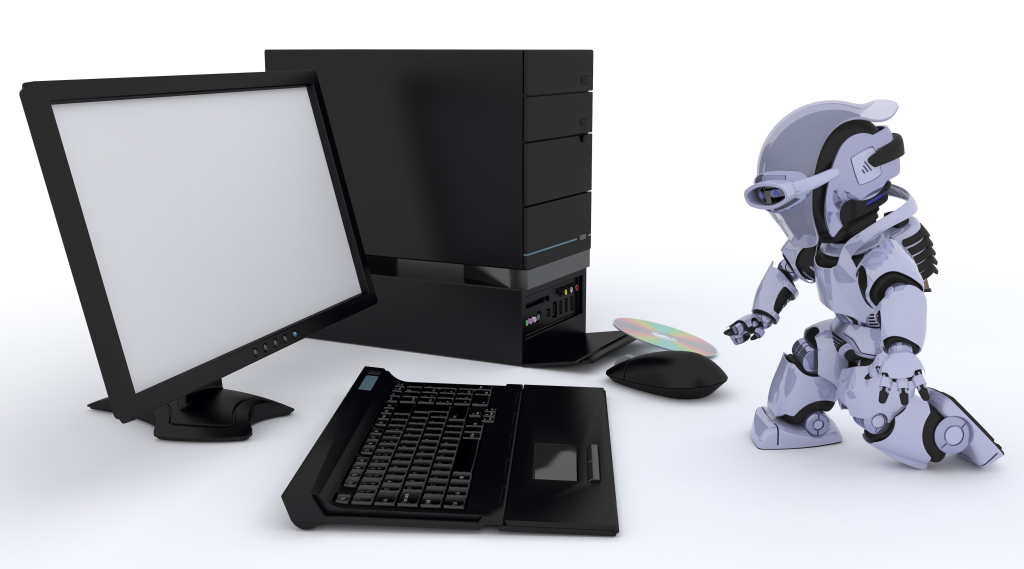 robot with computer