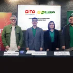Executives of Palawan Group and PalawanPay sign a MOA with DITO as the company offers load distribution across its 3,500+ branches via the app