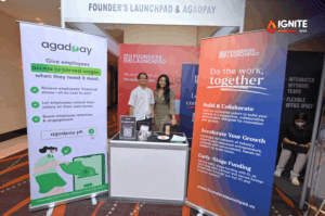 A photo of AgadPay booth during Ignite 2025.