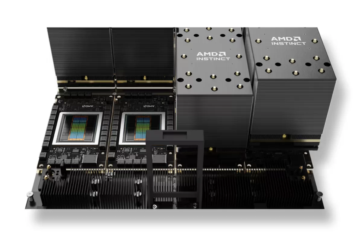 Image of an AMD motherboard as Zyphra forges an AI infrastructure with IBM and AMD