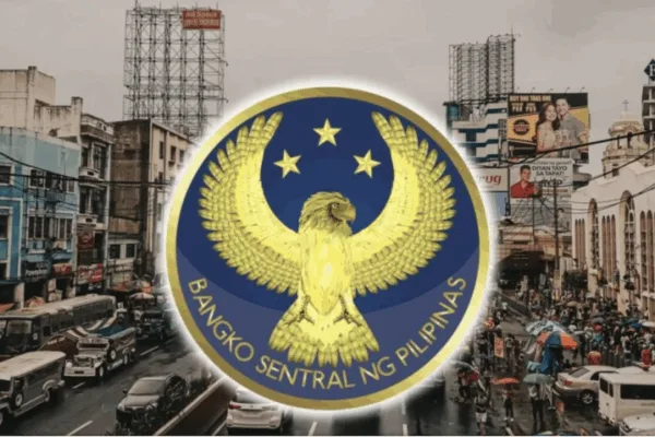 BSP logo on top of tall buildings along EDSA