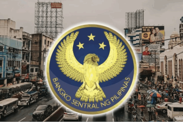 BSP logo on top of tall buildings along EDSA