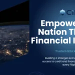 CIBI logo with the word "empowering a nation through financial inclusion" with blue background
