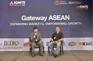 Beomsu SON of Tokyo Stock Exchange with Greg Krasnov, CEO of Tonik at IGNITE 2025