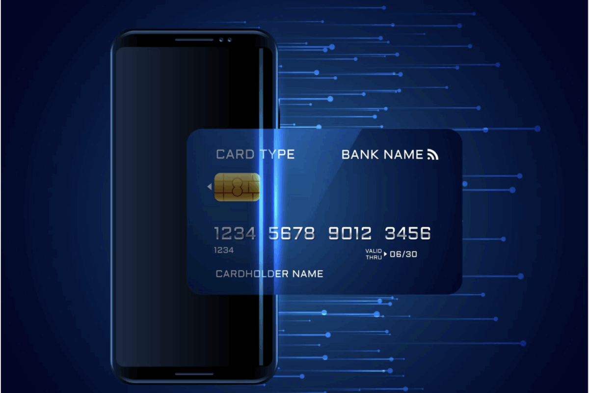 A credit card goes through a digital transformation to show how more entrepreneurs are embracing online banking