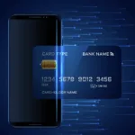 A credit card goes through a digital transformation to show how more entrepreneurs are embracing online banking