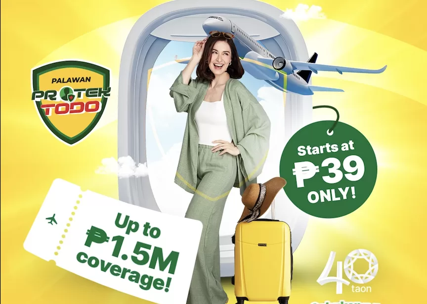 Actress Marian Rivera poses for a travel ad by Palawan Group of Companies