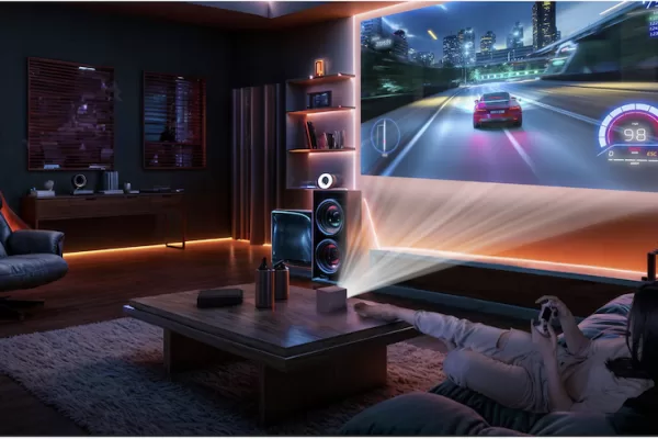 A bright projector setup at home as Texas Instruments pushes boundaries of digital lithography with high-resolution DLP® device