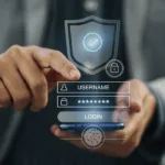 A man using Maya's new username login security features as Maya strengthens its customer-driven security with ISO recertification