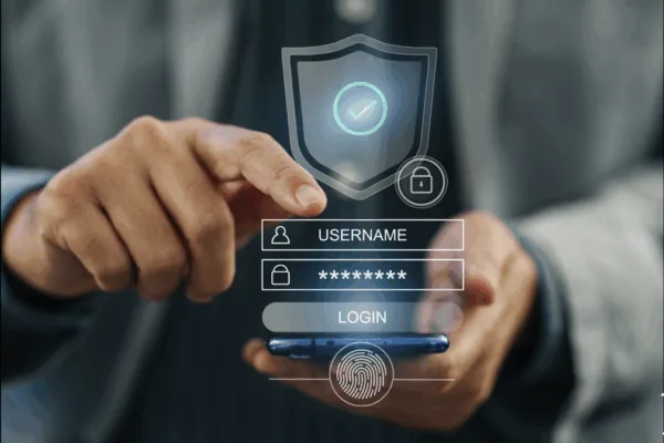 A man using Maya's new username login security features as Maya strengthens its customer-driven security with ISO recertification