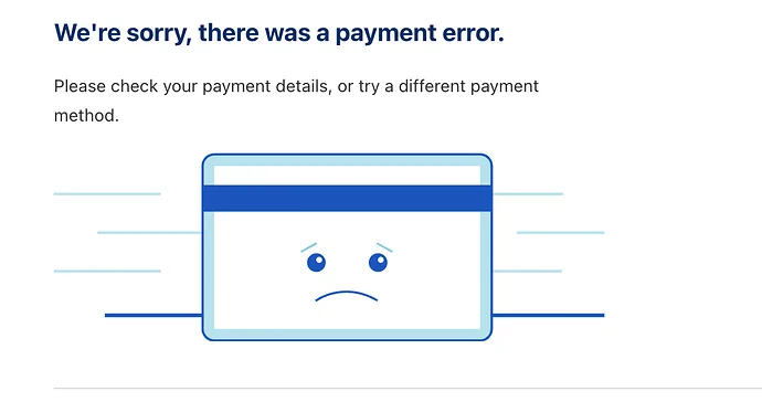 payment error Cloudflare Outage