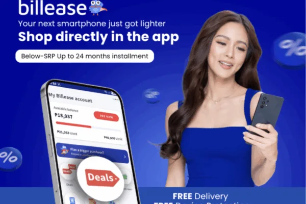 Actress Kim Chiu holds a mobile phone with Billease, which had secured a tie-up with RBSM recently