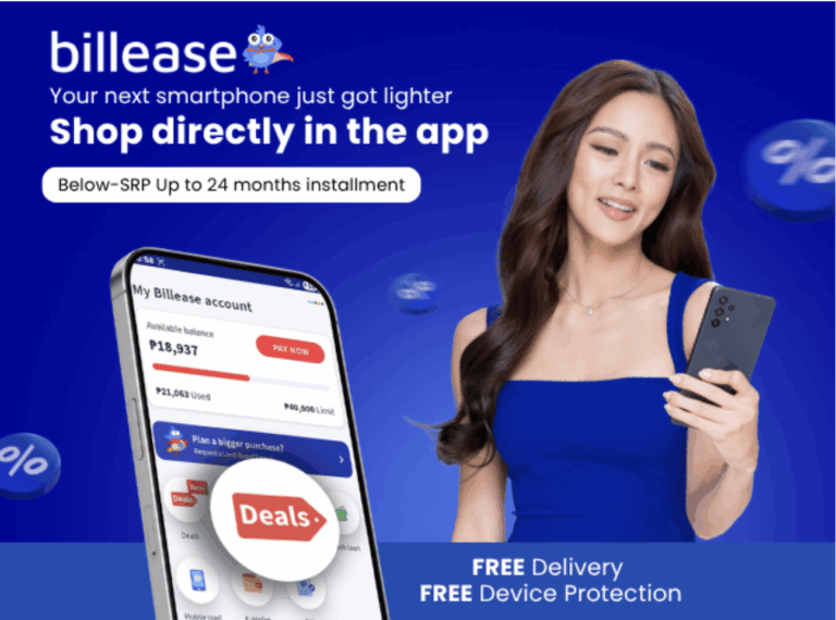 Actress Kim Chiu holds a mobile phone with Billease, which had secured a tie-up with RBSM recently