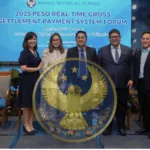 Photo shows BancNet CEO Elmarie S. Reyes, SWIFT Country Manager Raffie Javelona, BSP Director Jay M. Dizon, PCHC Chief Technology Officer Nico Paulo I. Mendoza, and PCHC CEO Emmanuel E. Barcena during the launch of a 24/7 real-time payment system at the BSP head office