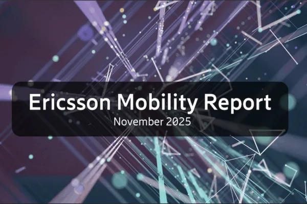 Cover page of the Ericsson Mobility Report (EMR) as the company sees 5G SA network gaining global momentum as 6G looms