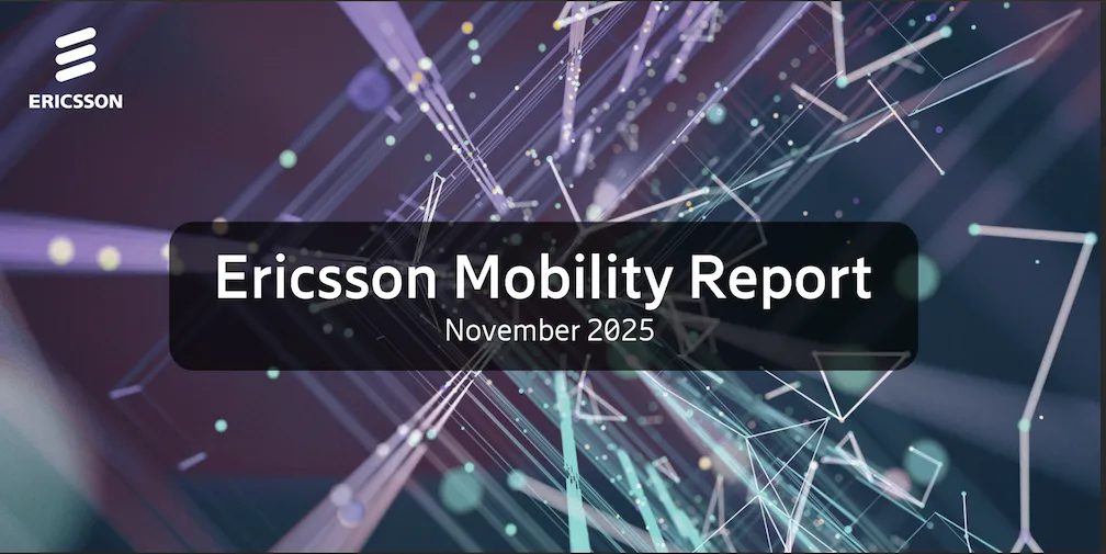 Cover page of the Ericsson Mobility Report (EMR) as the company sees 5G SA network gaining global momentum as 6G looms