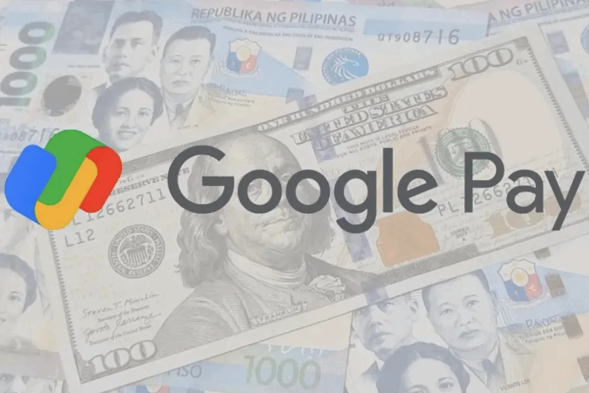 Logo of Google Pay on top of a heap of money as the company prepares to land in PH before year-end