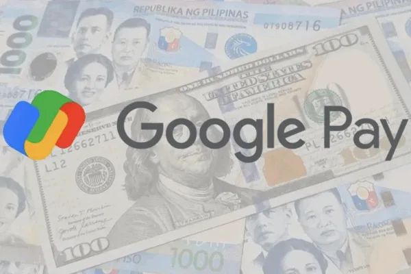 Logo of Google Pay on top of a heap of money as the company prepares to land in PH before year-end