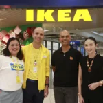 Executives of IKEA and UnionBank pose for a photo opportunity during the launch of the bank's 0 % installment plan for IKEA shoppers