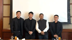 ManageEngine executives pose for a souvenir during the event