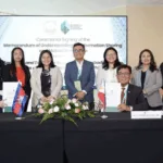 Photo of SEC and SERC execs as PH and Cambodia units forge capital markets pact