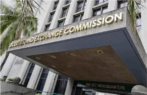 Facade shot of SEC buiding