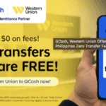 Poster promoting the new GCash program that offers fee-free transfers to Hawaii