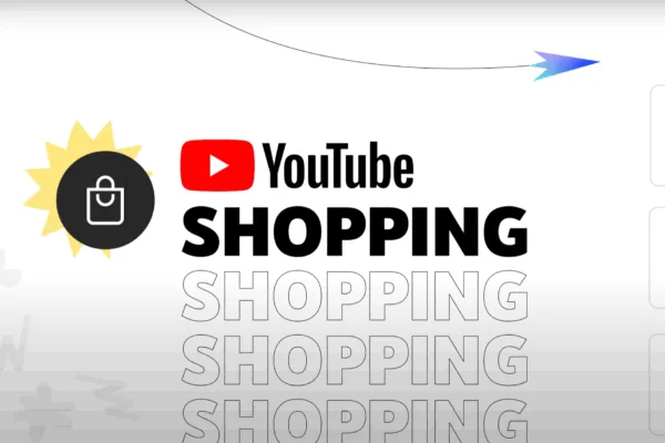 Logo of YouTube and the word "shopping" used to illustrate how the company joining Lazada can power up creator-led commerce in PH