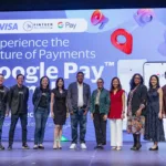 Executives of Visa and Google pose for a souvenir as Visa launches Google Pay support in PH, expanding contactless and tokenized payments