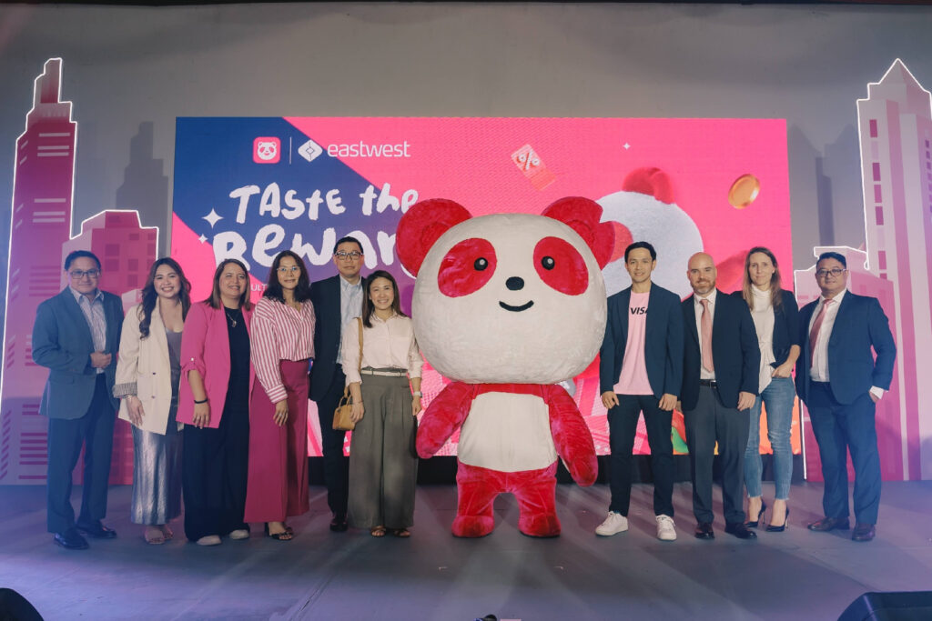 Eastwest, foodpanda, and Visa executives during the launch.