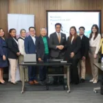 Photo shows ORIX METRO Retail Lending Group Head Jonas Mangonon together with partners from ABBE and Netsuite during the MOA-signing