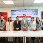 Executives of PNB and Discovery Capital Finance Corp. strike a pose after forging a partnership agreement to scale up SME financing across the country