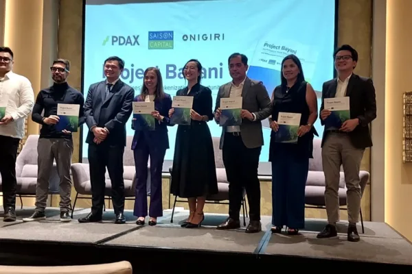 PDAX and its digital partner agencies during the launch of Project Bayani