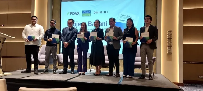 PDAX and its digital partner agencies during the launch of Project Bayani