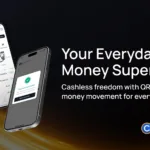 Poster showing a mobile phone with the Coins.ph app as the company unveils everyday all-in-one financial app, expands push into payments, Stablecoin remittances