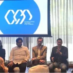 Executives of Tala join other fintech lenders during a media event as the group join hands in helping reach millions of underserved Filipinos