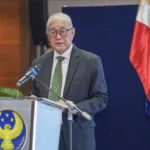 BSP Governor Remolona delivering a speech, where he underscores innovation as remittances hit US$2.9B in November