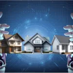 BSP's PH Property Report showing a robot hand holding together miniature houses