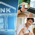 Collage of photos showing a couple applying for a bank loan as bank lending rises 10.3% as demand stays resilient in late 2025 according to the BSP