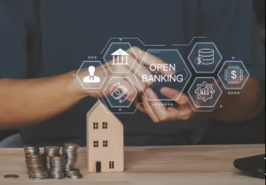 A handheld phone being used to make financial transactions as digital banking licenses close quietly in 2025 as profitability takes center stage