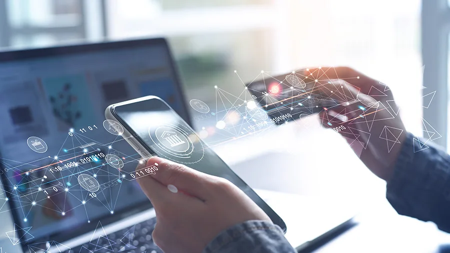 Digital Banks on a phone